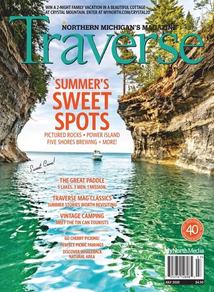 Traverse, Northern Michigan’s Magazine – July 2020 Cover