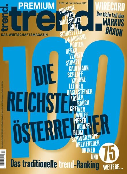 trend – 26 Juni 2020 Cover