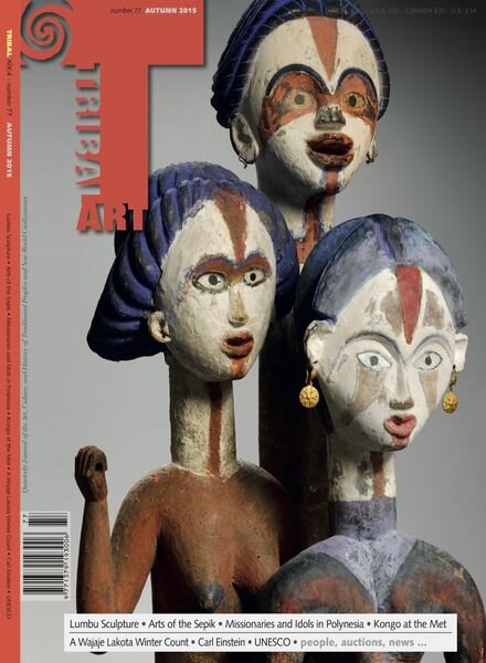 Tribal Art Magazine – Autumn 2015 Cover