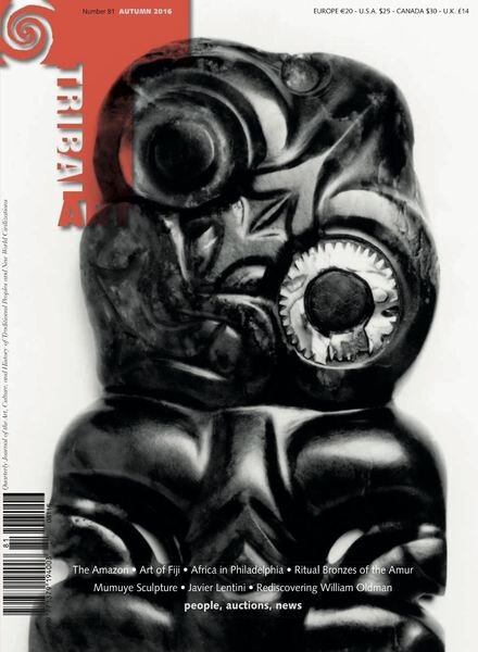 Tribal Art Magazine – Autumn 2016 Cover