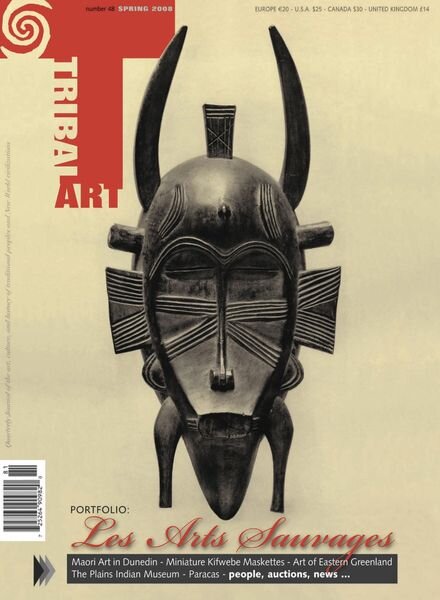 Tribal Art Magazine – Spring 2008 Cover