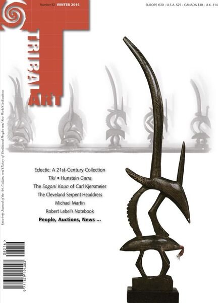 Tribal Art Magazine – Winter 2016 Cover