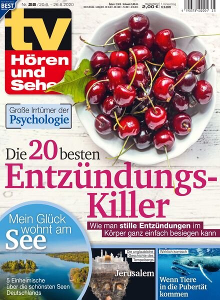 TV Horen und Sehen – 12 Juni 2020 Cover