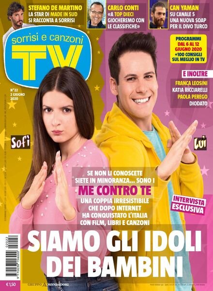 TV Sorrisi e Canzoni – 2 Giugno 2020 Cover