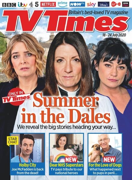 TV Times – 18 July 2020 Cover