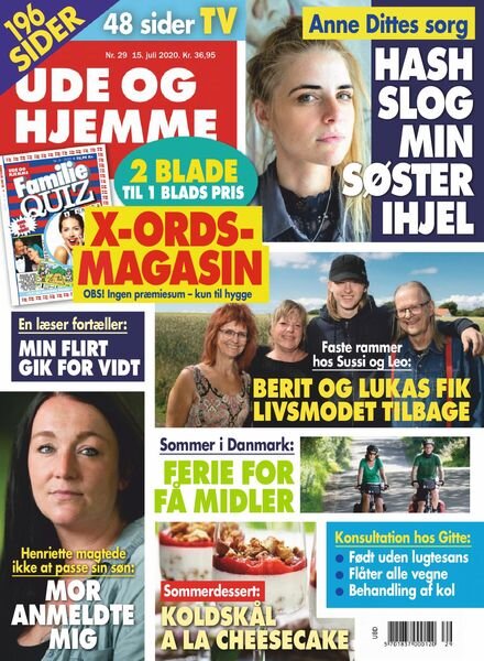 Ude og Hjemme – 15 juli 2020 Cover