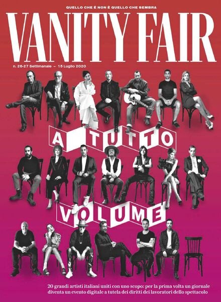 Vanity Fair Italia – 10 luglio 2020 Cover