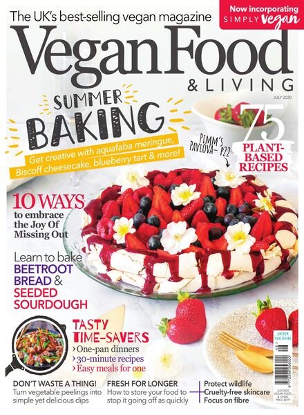 Vegan Food & Living – July 2020 Cover
