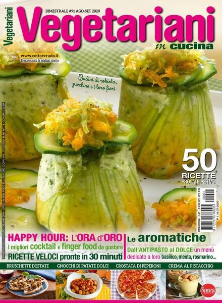 Vegetariani in Cucina – agosto 2020 Cover
