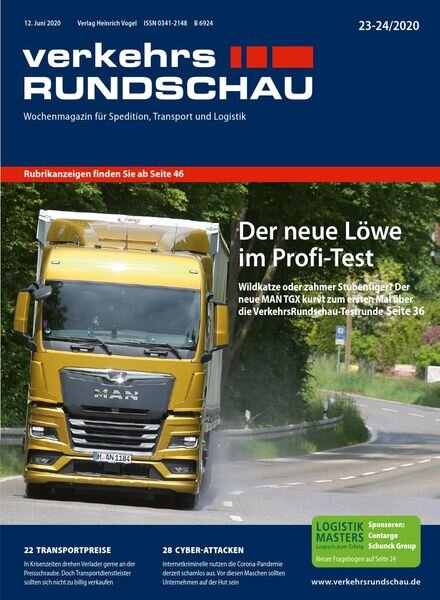 VerkehrsRundschau – 05 Juni 2020 Cover