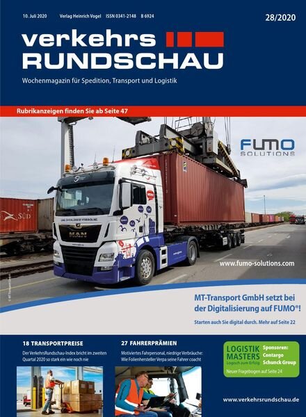 VerkehrsRundschau – 06 Juli 2020 Cover