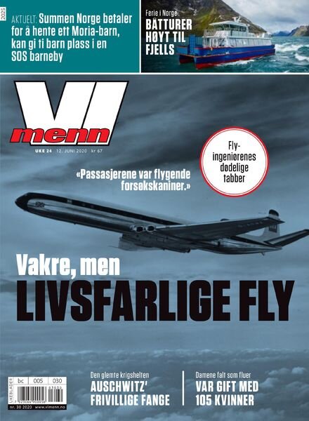 Vi Menn – 12 juni 2020 Cover