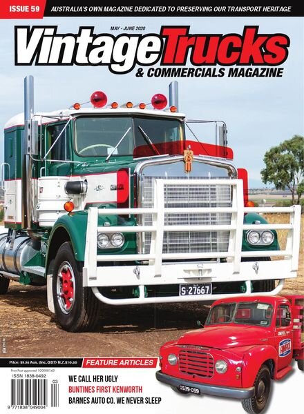 Vintage Trucks & Commercials – May-June 2020 Cover