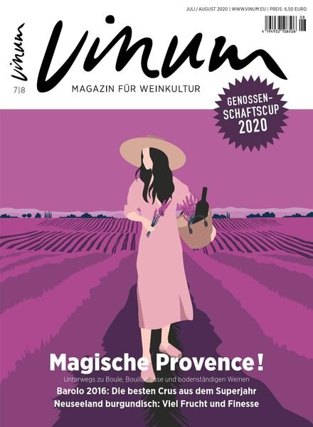 Vinum – Juli-August 2020 Cover