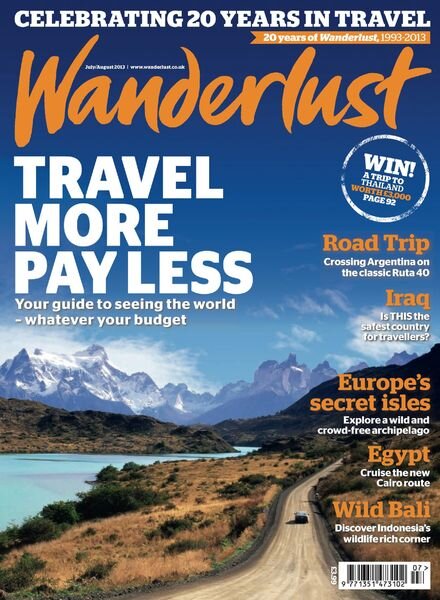 Wanderlust UK – July-August 2013 Cover
