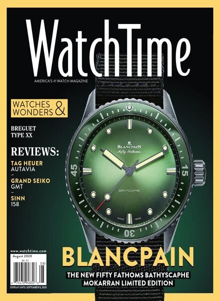 WatchTime – July 2020 Cover