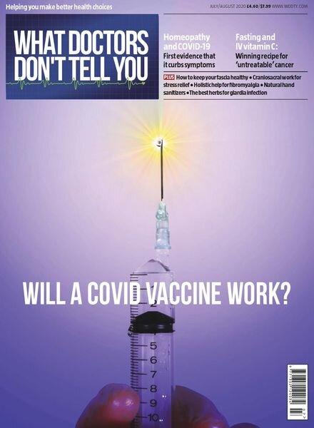 What Doctors Don’t Tell You – June 2020 Cover