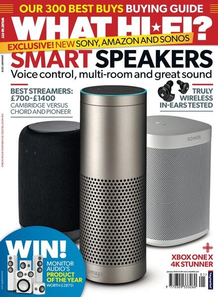 What Hi-Fi UK – January 2018 Cover