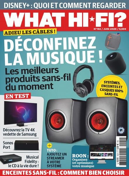 What Hifi France – juin 2020 Cover