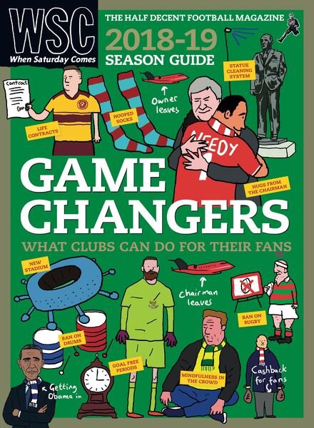 When Saturday Comes – 2018-19 Season Guide Cover