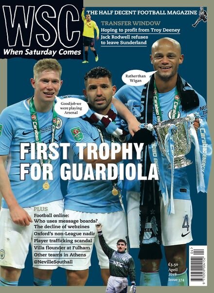 When Saturday Comes – April 2018 Cover