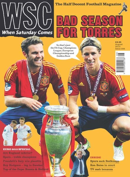 When Saturday Comes – August 2012 Cover