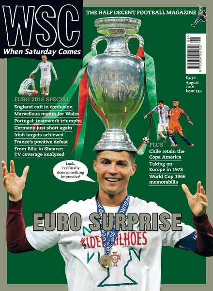 When Saturday Comes – August 2016 Cover