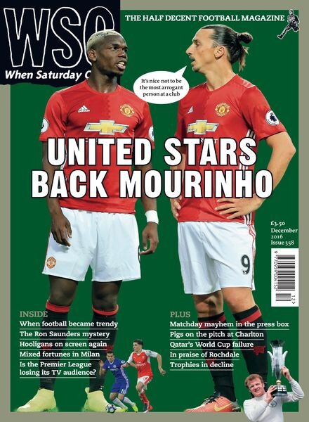 When Saturday Comes – December 2016 Cover