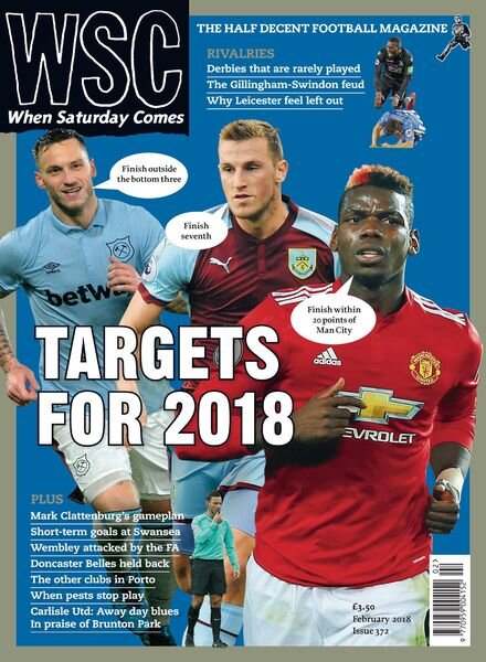 When Saturday Comes – February 2018 Cover