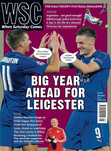 When Saturday Comes – January 2017 Cover