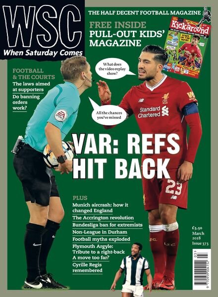 When Saturday Comes – March 2018 Cover