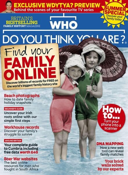 Who Do You Think You Are – Summer 2018 Cover