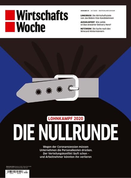 Wirtschaftswoche – 10 Juli 2020 Cover