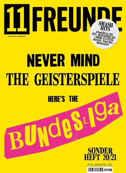 11 Freunde – September 2020 Cover