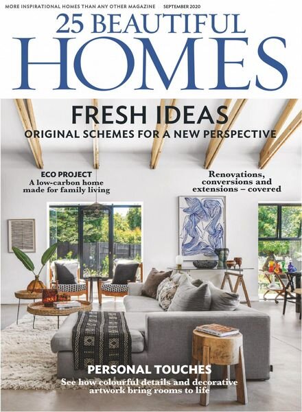 25 Beautiful Homes – September 2020 Cover