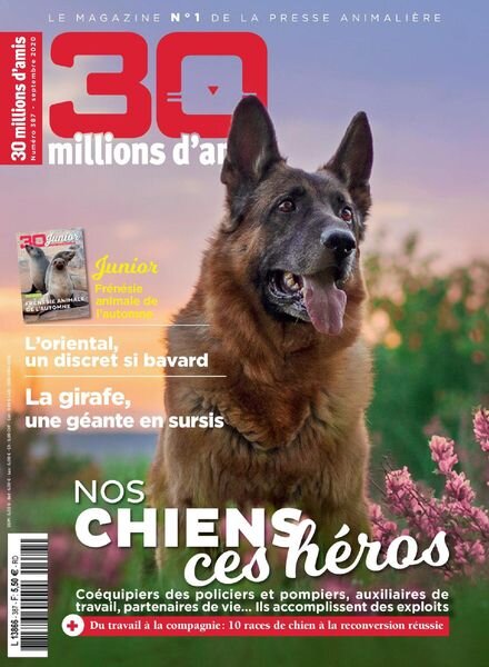 30 Millions d’Amis – Septembre 2020 Cover