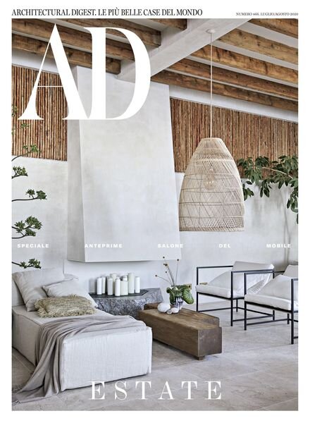 AD Architectural Digest Italia – agosto 2020 Cover