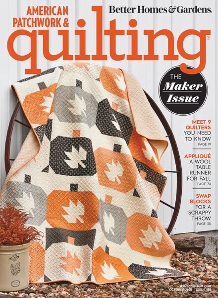 American Patchwork & Quilting – October 2020 Cover