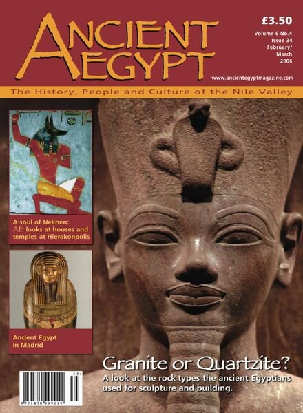 Ancient Egypt – February – March 2006 Cover