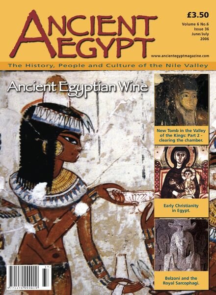 Ancient Egypt – June-July 2006 Cover