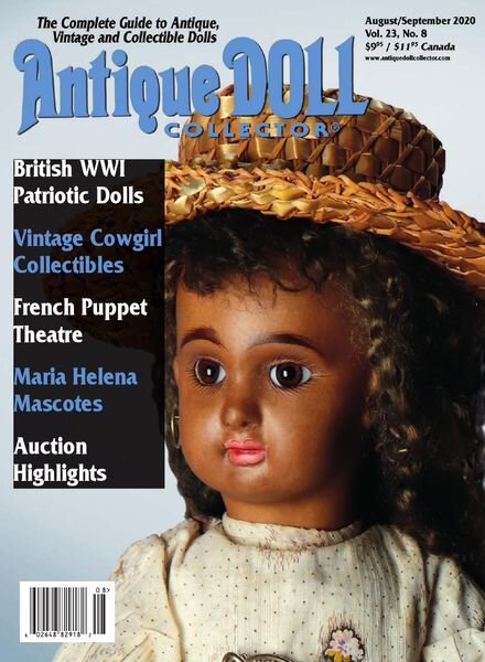 Antique Doll Collector – August-September 2020 Cover