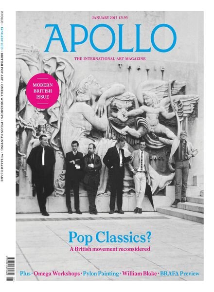 Apollo Magazine – January 2013 Cover