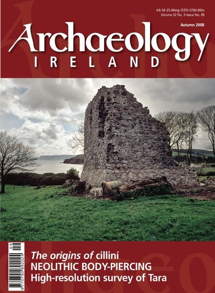 Archaeology Ireland – Autumn 2008 Cover