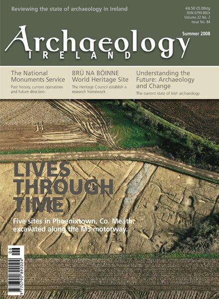 Archaeology Ireland – Summer 2008 Cover