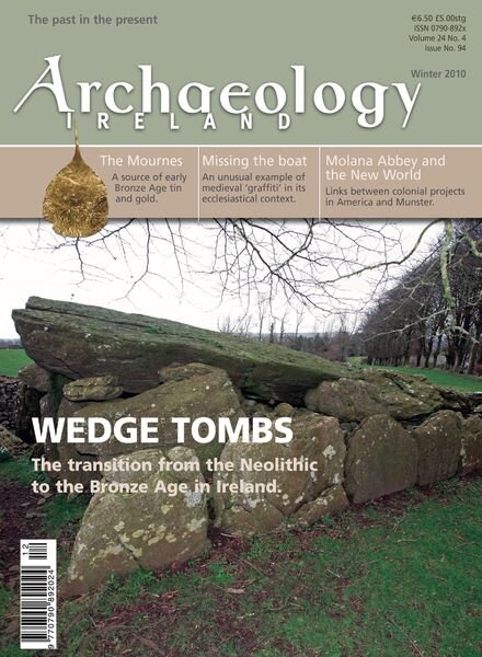 Archaeology Ireland – Winter 2010 Cover