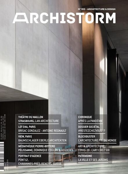Archistorm – Juillet-Aout 2020 Cover