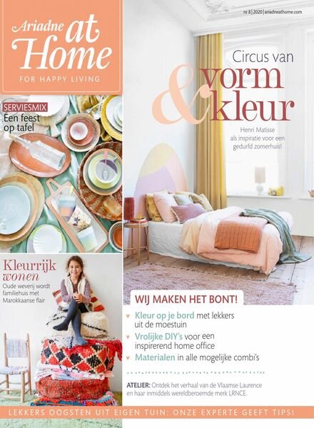 Ariadne at Home – augustus 2020 Cover