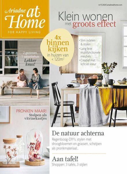 Ariadne at Home – september 2020 Cover