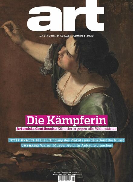 Art Magazin – August 2020 Cover