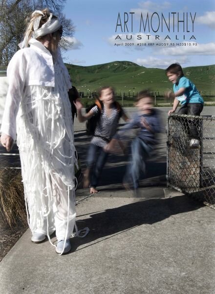 Art Monthly Australasia – Issue 218 Cover